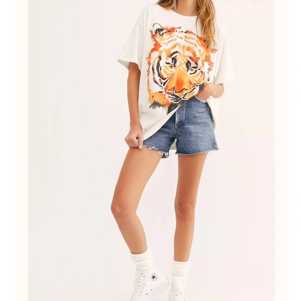 Free People x Wrangler Tiger Graphic T-Shirt